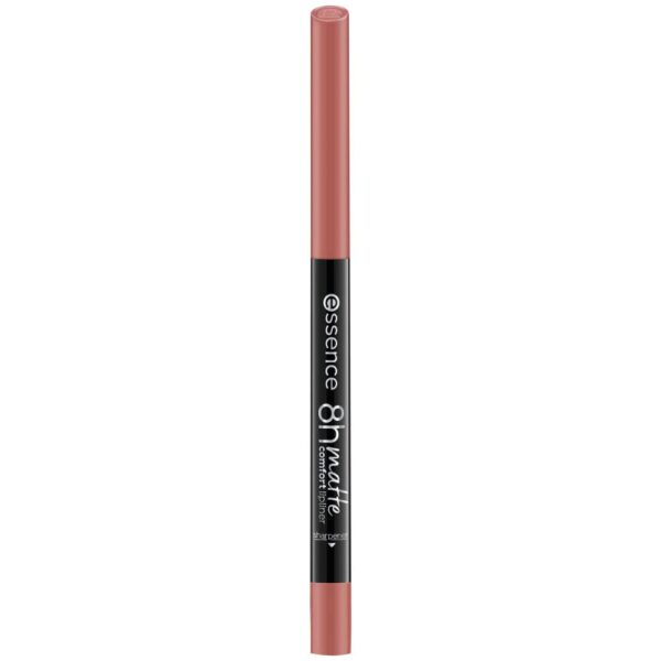 essence 8h Matte Comfort Lip Liner, Lip Pencil, No. 04 Rosy Nude, Nude Instant Result, Long-Lasting, Matte, Vegan, Waterproof, Microplastic Particles Free (0.3 g)