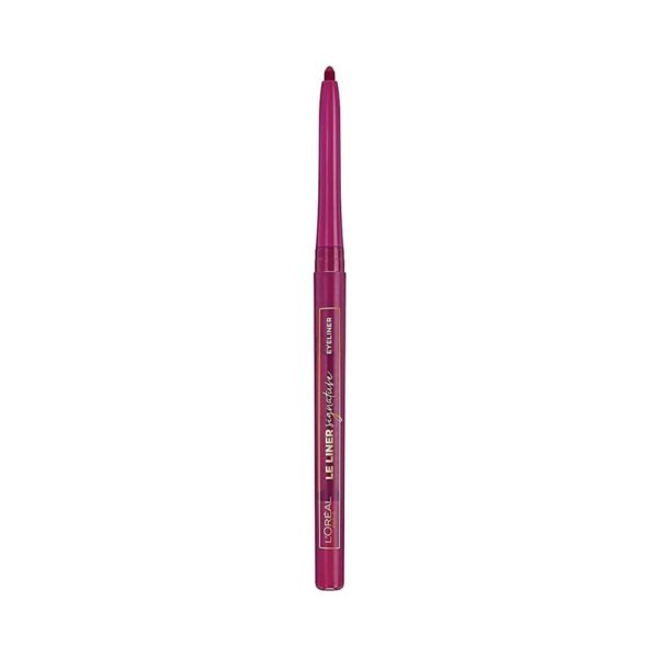 L'Oréal Paris A99467 Le Liner Signature 10 Rose Latex, Precise & Long-Lasting Eyeliner, Pen Shape with Retractable Lead, Smudge-proof and Waterproof, Pack of 1, 10 Rose Latex