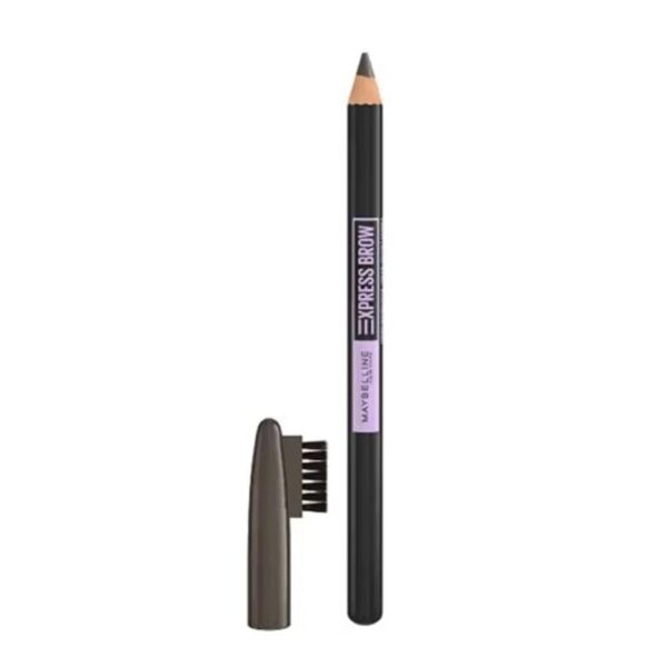 Maybelline New York 2 in 1 Eyebrow Pencil with Sharpenable Tip and Soft Brush Express Brow #05 Deep Brown