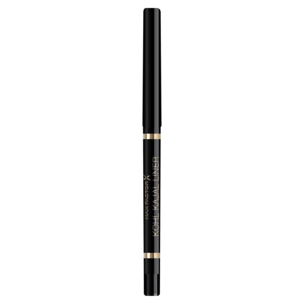 MAX FACTOR - Masterpiece Kohl Kajal Automatic Eyeliner Pencil - Up To 24hr Wear - Buttery Soft Application, Intense Colour, Kajal Formula For Sensistive Eyes - 001 Black