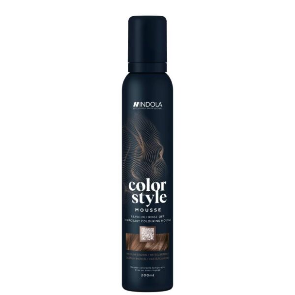 Indola Color Mousse Medium Brown 200ml