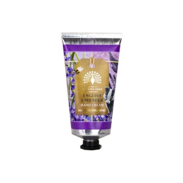 The English Soap Company Anniversary Hand Cream, Lavender Hand Cream, Moisturising Hand Cream for Men and Women, English Lavender Scent 75ml