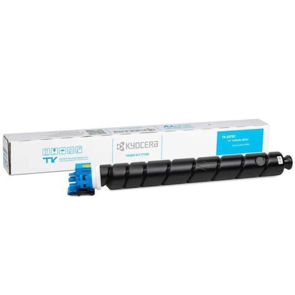 Kyocera TK-8375C Original Toner Cartridge - 1 Piece - Cyan