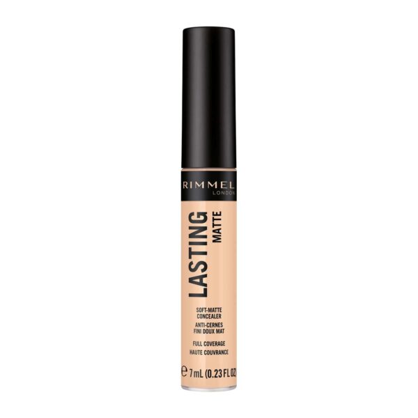 Rimmel Lasting Matte Concealer, Porcelain, 7 ml