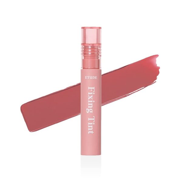 Etude House Fixing Tint #05 Midnight Mauve| Long Lasting High Pigmented Liquid Lipstick |Waterproof Lightweight Matte Finish Lip Stain| Full Coverage