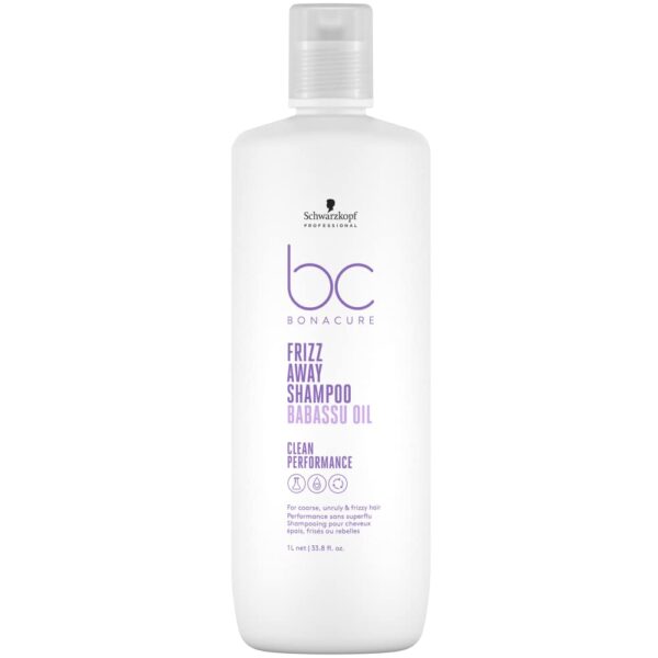 Schwarzkopf Bonacure Frizz Away Shampoo 1000 ml - Women - For, Pack Of 1