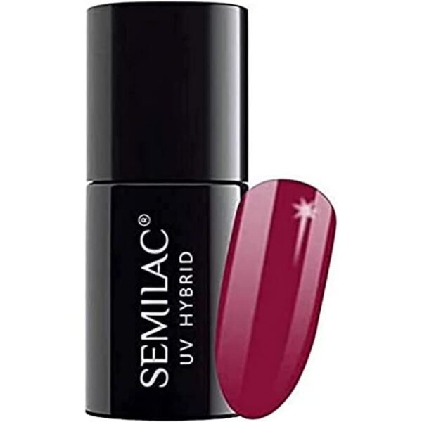 SEMILAC 011 Purple Diamond Nail UV Gel Polish | Long Lasting and Easy to Apply | Soak off UV/Led | Perfect for Home and Professional Manicure and Pedicure 7 ml