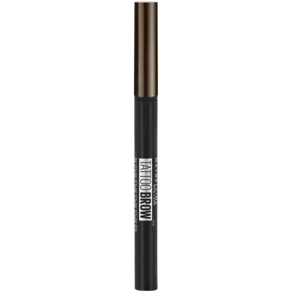 Maybelline Tattoo Brow Micro Eyebrow Microblading Eyebrow Pen Tint, Deep Brown, Packaging may vary