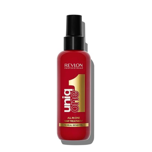 REVLON PROFESSIONAL Uniqone Hair Treatment, Moisturizing Leave-in Hair Treatment, Repair for Damaged Hair, Hair Treatment, Classic Fragrance – 150 ml