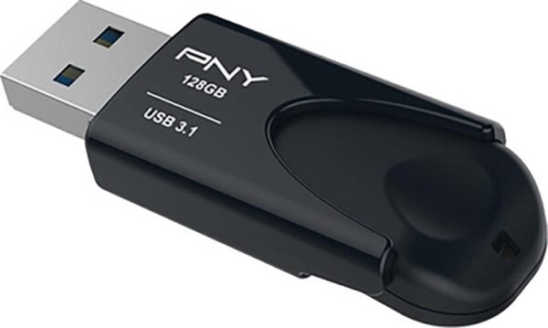 PNY USB Flash Drive Attaché 4 3.1 128GB, Black