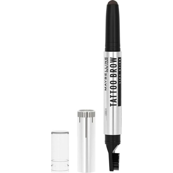 Maybelline Tattoo Brow Lift Stick, Lift, Tint & Sculpt Brows, All day wear, Deep Brown