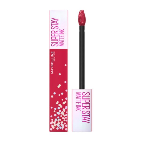 Maybelline L'Oreal SuperStay Matte Ink Liquid Lipstick, Birthday Edition, Up To 16H Wear, Life Of The Party Pink