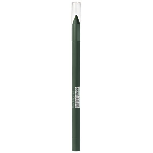 Maybelline New York Tattoo Liner Gel Pencil No. 932 Intense Green, Colour-Intense Eyeliner, Long-Lasting