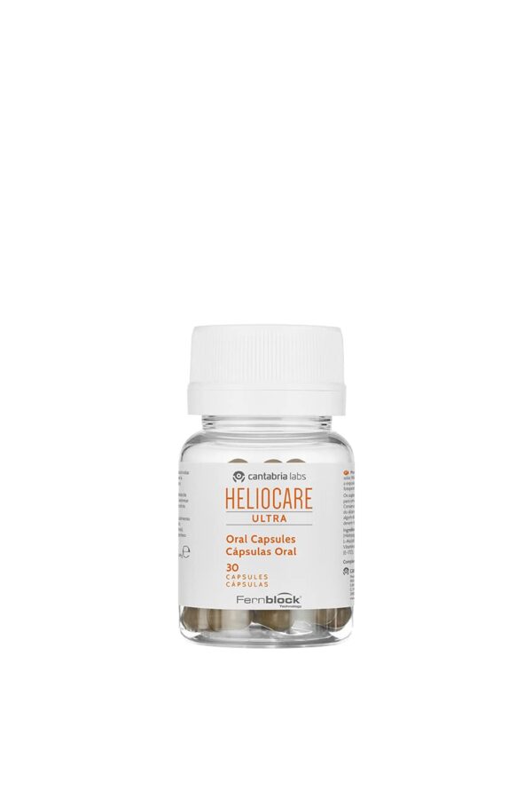 Heliocare® Ultra Capsules (30 capsules) Sun Protection Supplements | Extra Protective Skin Care Boost - Increase Resistance to Sun Damage | Protects Against UVA, UVB, Visible and Infrared Hazards