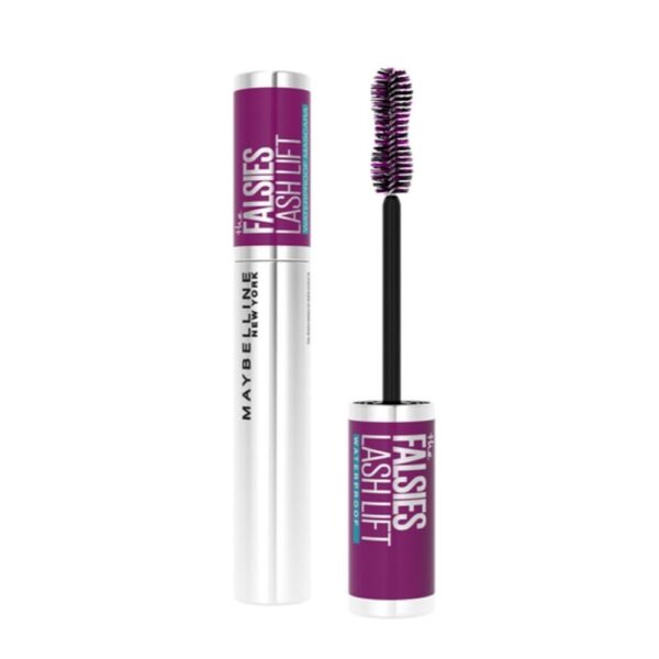 Maybelline New York Instant Lash Lift Look the Falsies Lengthening Volumising Mascara Waterproof, 01 Black 3600531604752, 1 Count (Pack of 1)