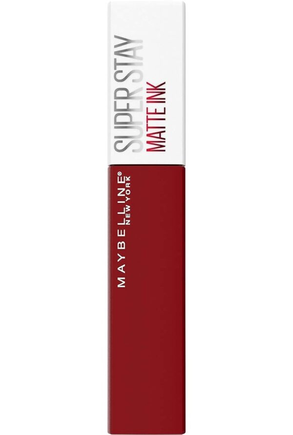 Maybelline New York Lipstick, Super Stay Matte Ink, Liquid, Matte and Long-Lasting, No. 340 Exhilator, 5 ml