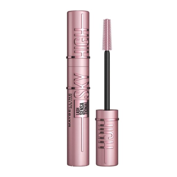 Maybelline New York Lash Sensational Sky High Mascara, Volumising & Lengthening Mascara, Washable Flake-Free Formula Infused With Bamboo Extract & Fibres, 7 Ml, Shade: Brown