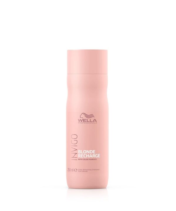 WELLA Professionals Invigo Recharge Cool Blonde Colour Refreshing Shampoo, 250 ml