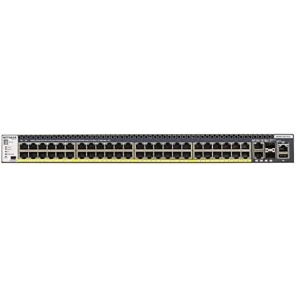 NETGEAR GSM4352PA Switch Niv.3 48P Gigabit PoE+ 2 RJ10G & 2 SFP+