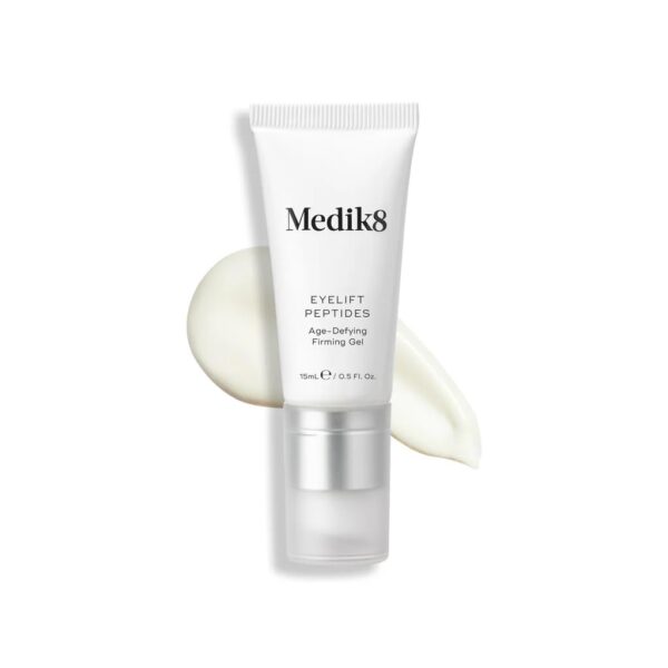 Medik8 Eyelift Peptides - Age-Defying Firming Gel - Reduce Under Eye Darkness and Puffiness - 15ml