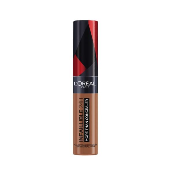 L'Oréal Paris Infallible 24H More Than Concealer, Full-coverage, Longwear and Matte Finish, 338 Honey