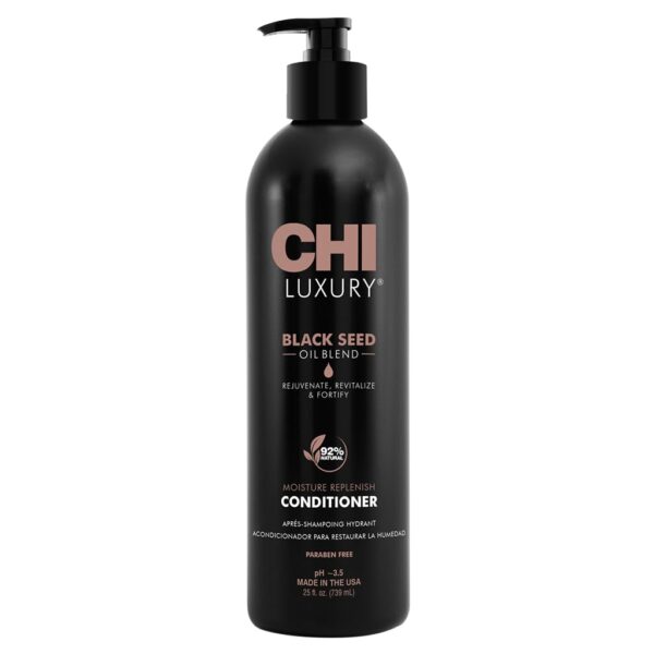 CHI Luxury Black Seed Oil, Moisture Replenish Conditioner, 739 ml