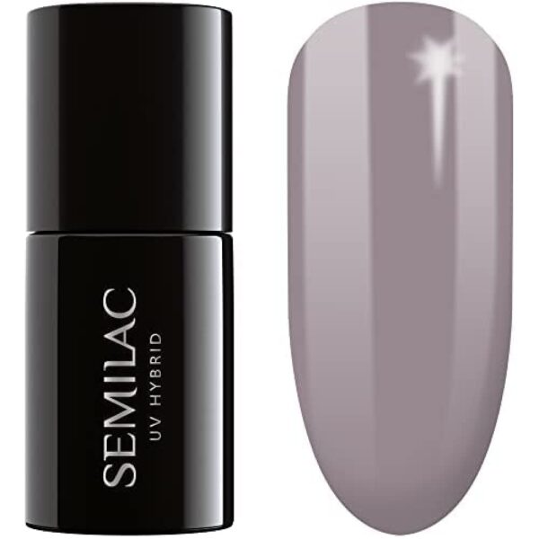 SEMILAC UV Gel Nail Polish - Soak Off, Long Lasting and Easy to Apply. Perfect for Home & Salon use UV/LED Gel Nails 7ml - 140 Little Stone.