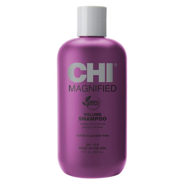 CHI Magnified Volume Luxury Shampoo | Gentle Shampoo for Volumizing Hydrating Fine, Thin and Limp Hair | Natural Ingredients, Sulfate Free Product, 355 ml