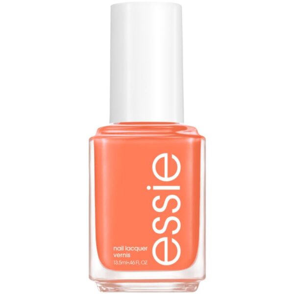 essie Original Nail Polish, frilly lilies, Orange Coral, Vegan, Nail Varnish