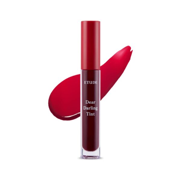 Etude House Dear Darling Water Gel Tint (#RD302 Dracula Red) (21AD) | Long-lasting Effect up with Fruity, Juicy, Moist, and Vivid coloring