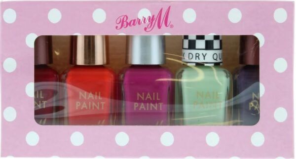 Barry M Nail Polish 5Piece Set, 5 Colors, 278 gram, (Pack of 5 random color)