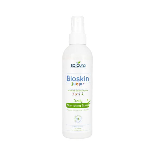 Salcura Natural Skin Therapy, Bioskin Junior Daily Nourishing Spray, Suitable For Anyone Prone To Eczema, Psoriasis & Dermatitis, Takes Away Immediate Dryness & Itchiness 100ml