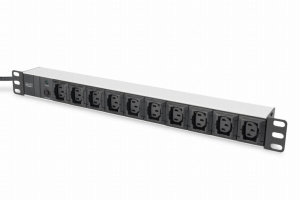 Digitus 10-Outlet Strip surge protector 10 AC outlet(s) 250 V 2 m Black