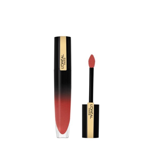 L'Oreal Paris Brilliant Signature High Shine Colour Orange Red Lip Ink 303 Be Independent