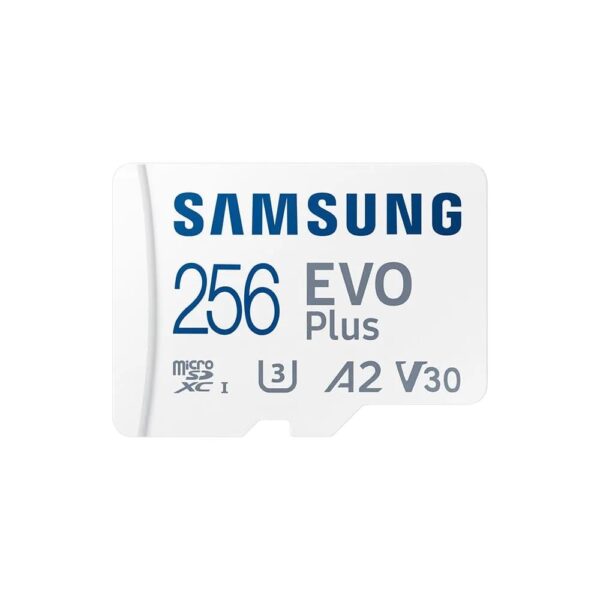 256GB Samsung EVO Plus UHS-1 (U3) microSD Card & Adaptor