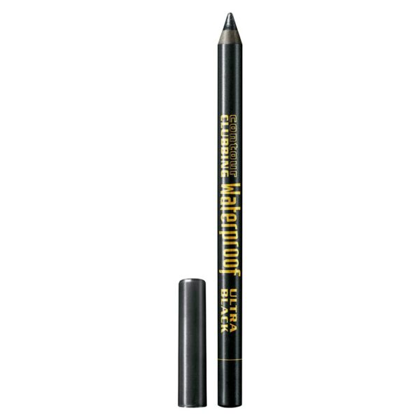 Bourjois Contour Clubbing Waterproof Eye Pencil Eyeliner and Eyeshadow 54 Ultra Black, 1.2g