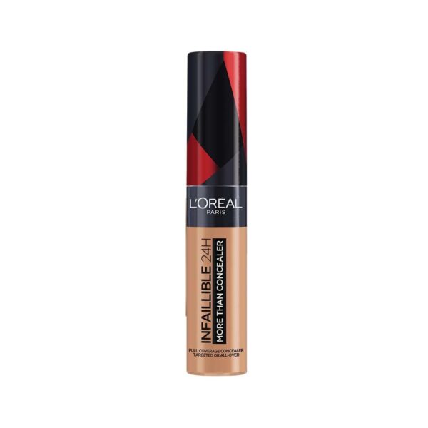 L'Oreal Paris Concealer, Full Coverage, Longwear with a Matte Finish, Infallible 24H More Than Concealer, 328.5 Creme Brulee