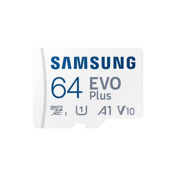 64GB Samsung EVO Plus UHS-1 (U1) microSD Card & Adaptor