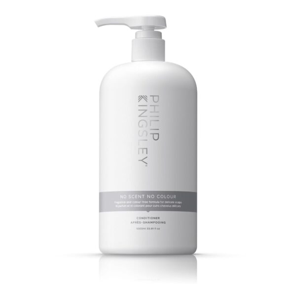 Philip Kingsley | No Scent No Colour Conditioner | For Sensitive and Delicate Scalps | Sulfate-Free and Fragrance-Free | 1000ml