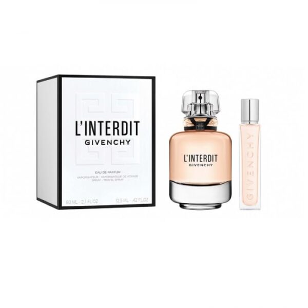 Givenchy L'interdit Set: Edp Spray 80ml & Edp Spray 12.5ml