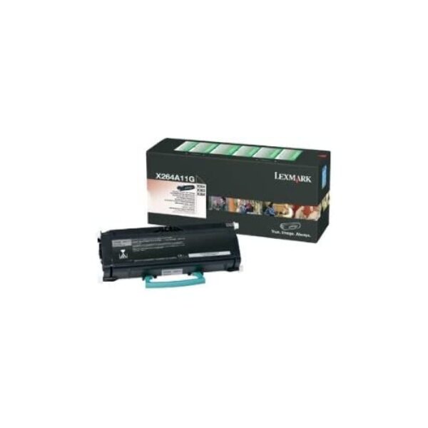 Lexmark Toner Cartridge for LRP F X264/X36X (3500 Sheets) X264A11G, Black