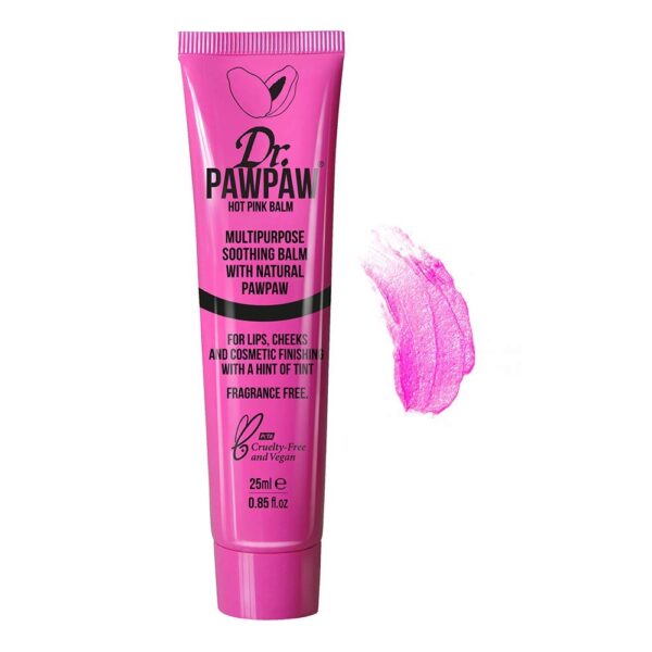 Dr. PAWPAW Hot Pink Balm Multi-Purpose Balm, For Lips, Cheeks & Other Cosmetic Finishing, 25ml