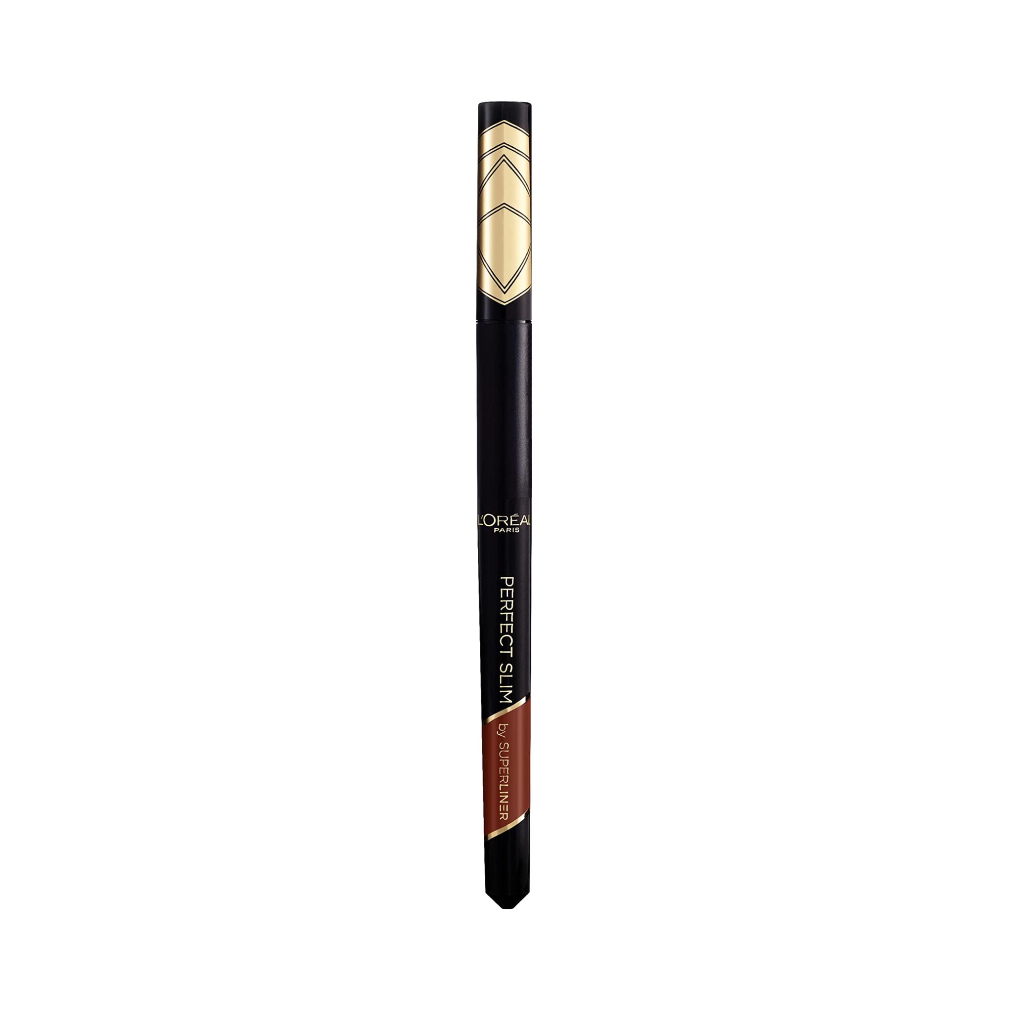 L'Oreal Paris Perfect Slim Liquid Eyeliner, Superliner, Smudge-Proof, Water-Resistant, Intense Matte Colour, Grey