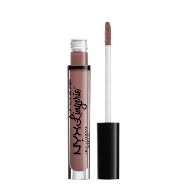 NYX Professional Makeup Lip Lingerie Liquid Lipstick, Creamy and Matte Finish, Long Lasting, Vegan Formula, Shade: Bustier