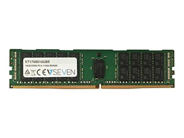 V7 V71700016GBR V7 16GB DDR4 PC4-170000 - 2133Mhz 1.2V SERVER REG Server Memory Module - V71700016GBR