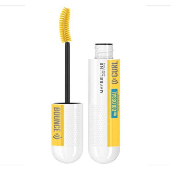 Maybelline Colossal Curl Bounce Mascara, Big Bouncy Curl Volume, Up To 24 Hour Wear, Clump Free, Black