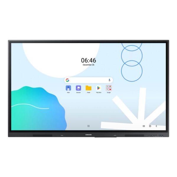 Samsung WA65D interactive whiteboard 165.1 cm (65") 3840 x 2160 pixels Touchscreen Grey