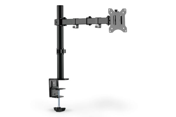 DIGITUS Monitor Mount - Table Clamp - 1 Monitor - Up to 32 Inches - Up to 8 kg - VESA 75 x 75, 100 x 100 - Black