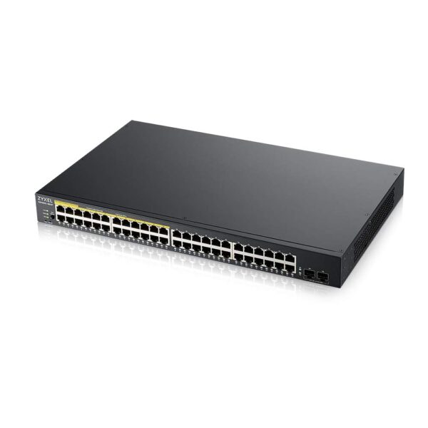 Zyxel GS1900-48HPv2 Managed L2 Gigabit Ethernet (10/100/1000) Power over Ethernet (PoE) Black