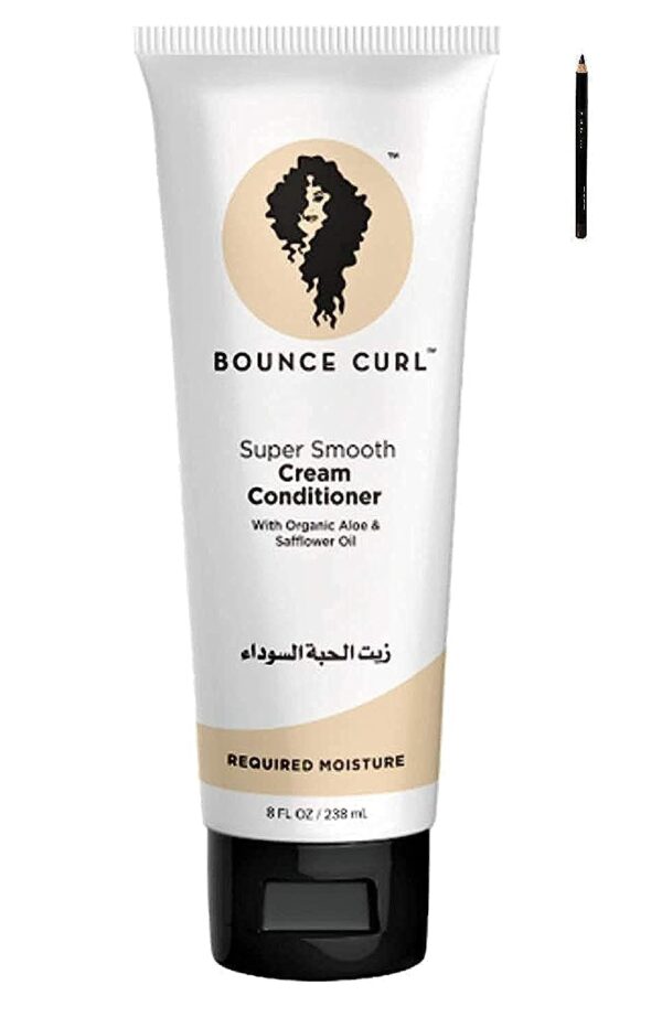 Bounce Curl Super Smooth Cream Conditioner UK | Curly Hair Conditioner | With Organic Aloe & Sunflower Oil | 8oz, 238ml